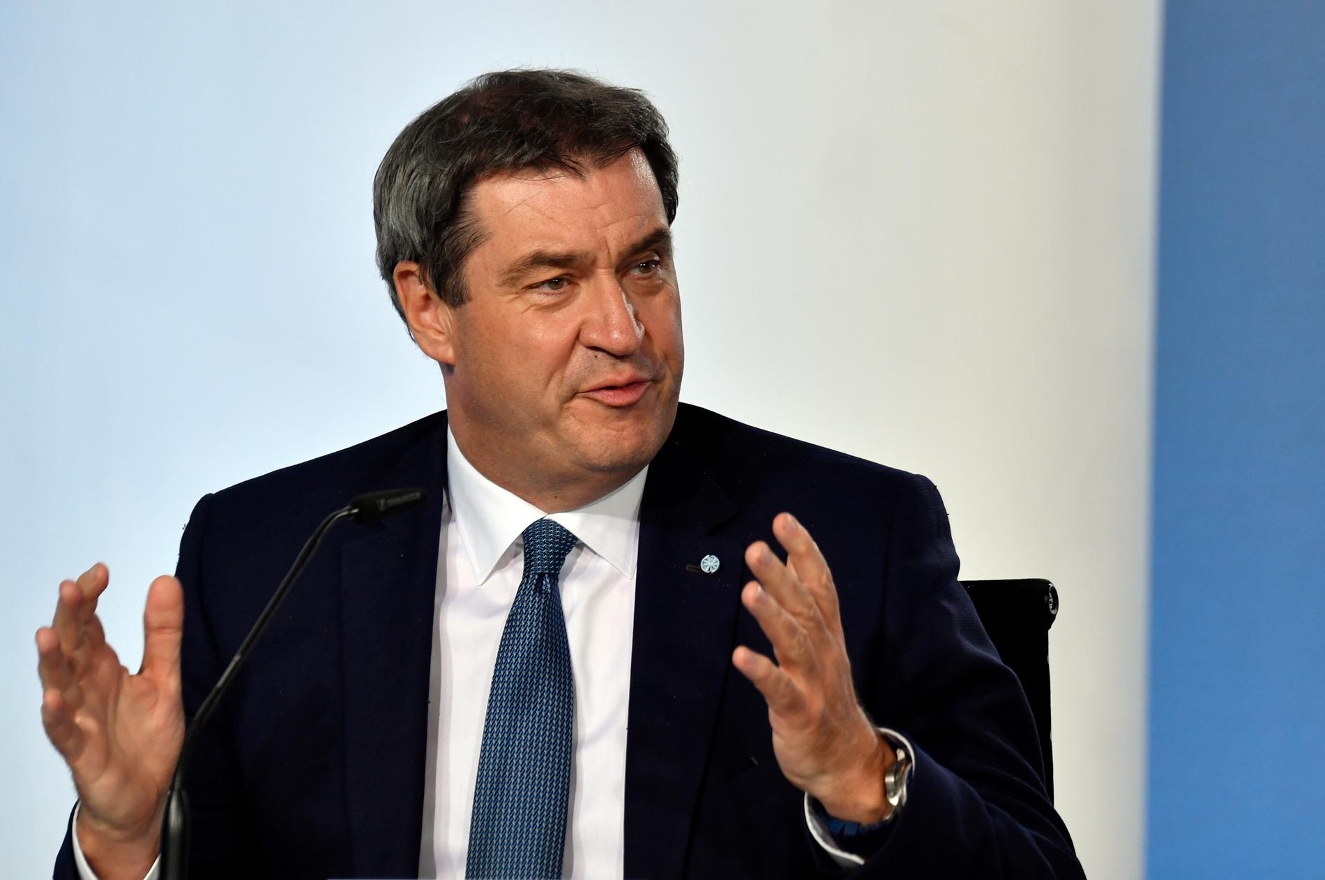 Markus Söder är ledare för CDU:s systerparti i Bayern, CSU.
