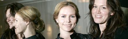 PÅKLÄDD Nina Persson är i Sverige för arbeta med en modesatsning tillsammans med Caroline Kugelberg.