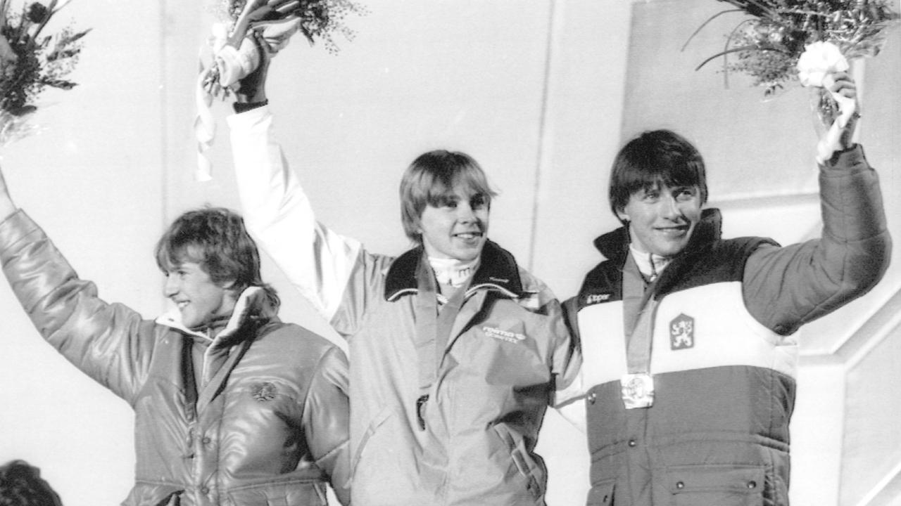 Matti Nykänen tog OS-guld i Sarajevo 1984