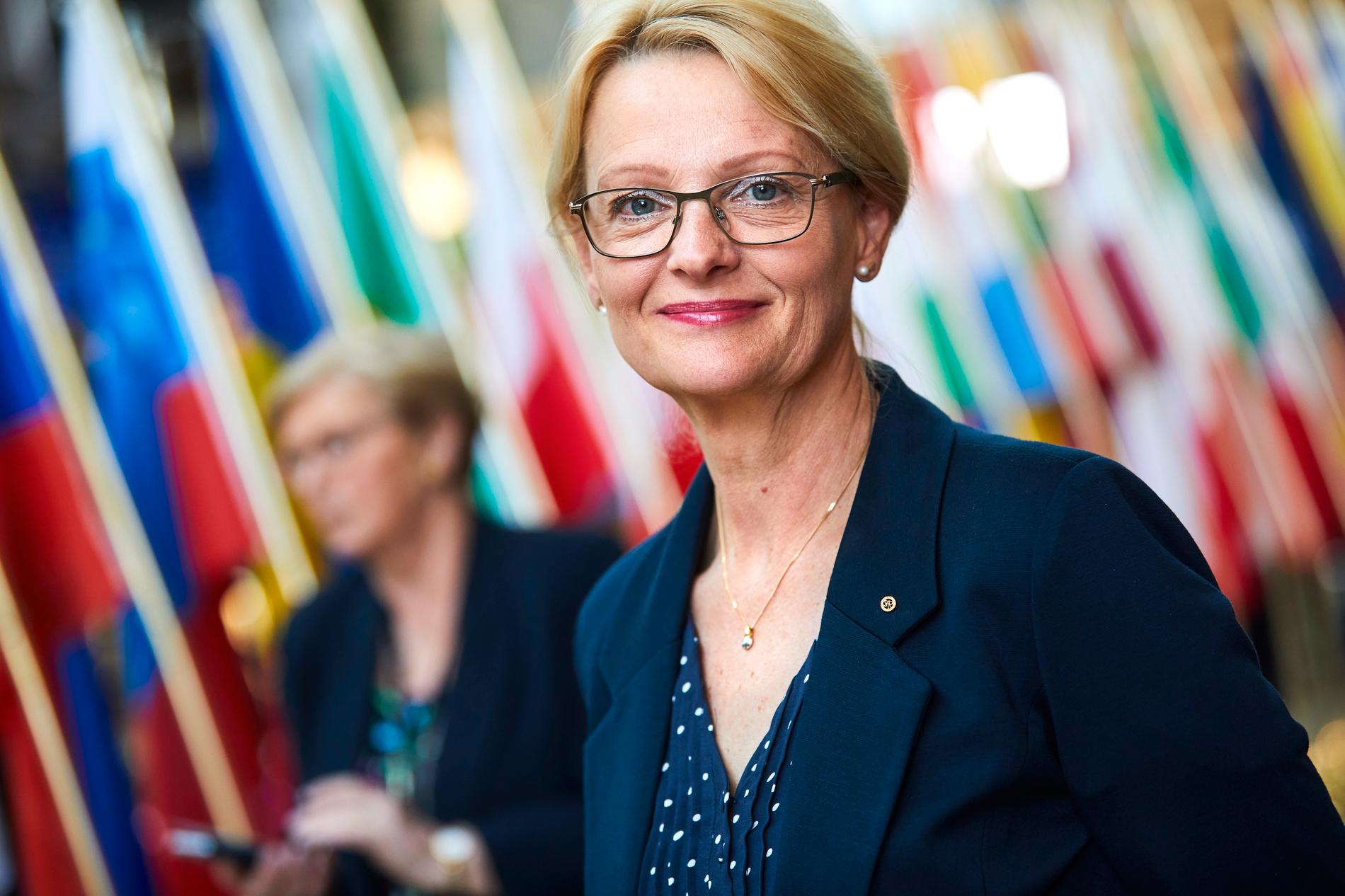 Socialdemokraten Heléne Fritzon i EU-parlamentet. Arkivbild.