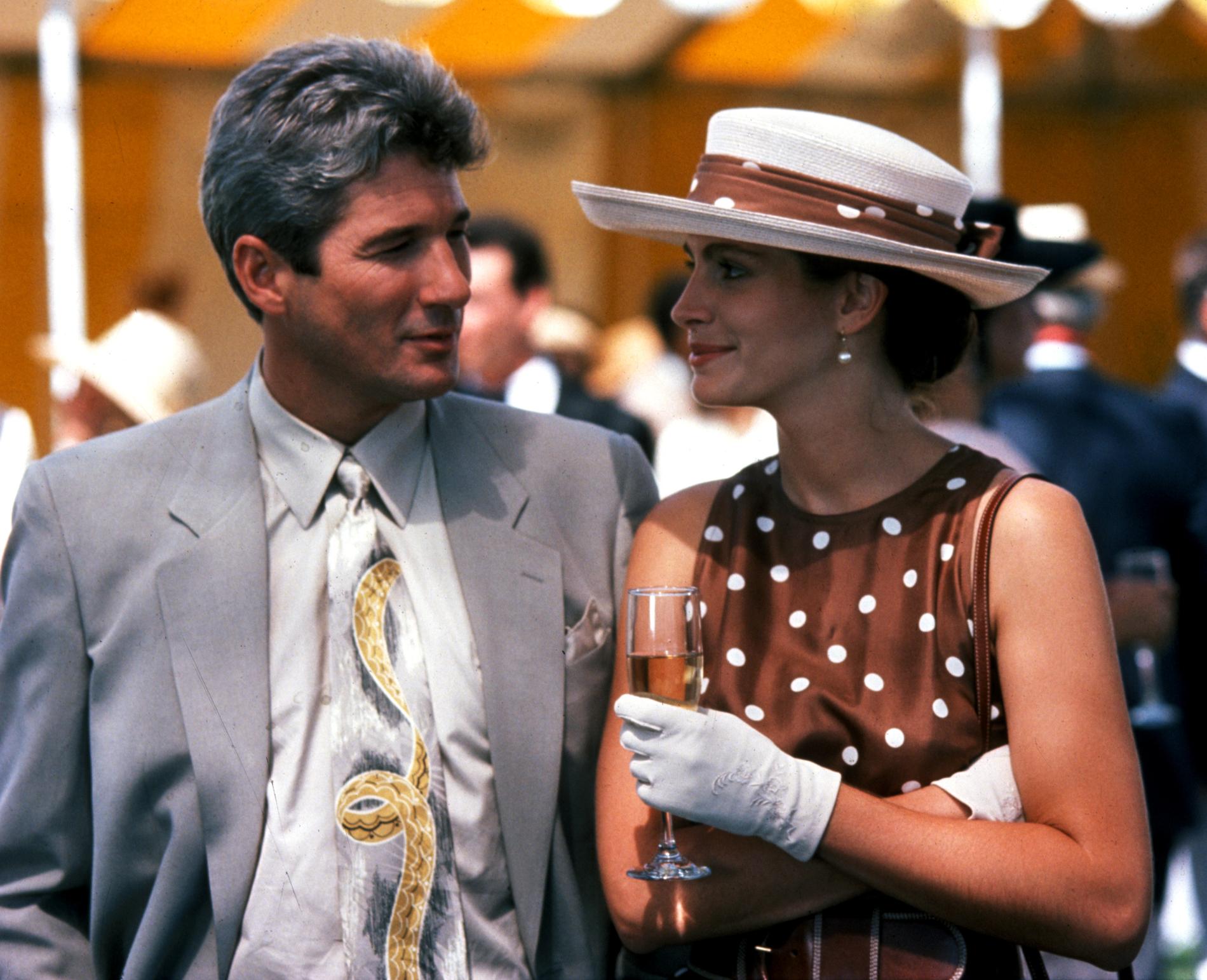 Richard Gere och Julia Roberts i filmen "Pretty Woman" från 1990. Pressbild.