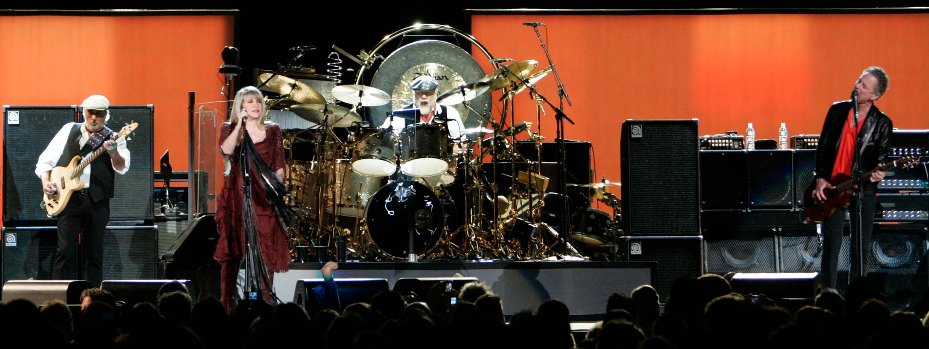 Brett Tuggle spelade med Fleetwood Mac mellan 1997 och 2017. Spelningen på bilden är från 2009. Arkivbild.