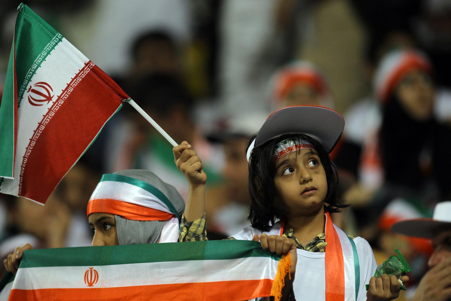 Fifa kräver att Iran ska låta kvinnor att gå på fotbollsmatcher. Arkivbild.