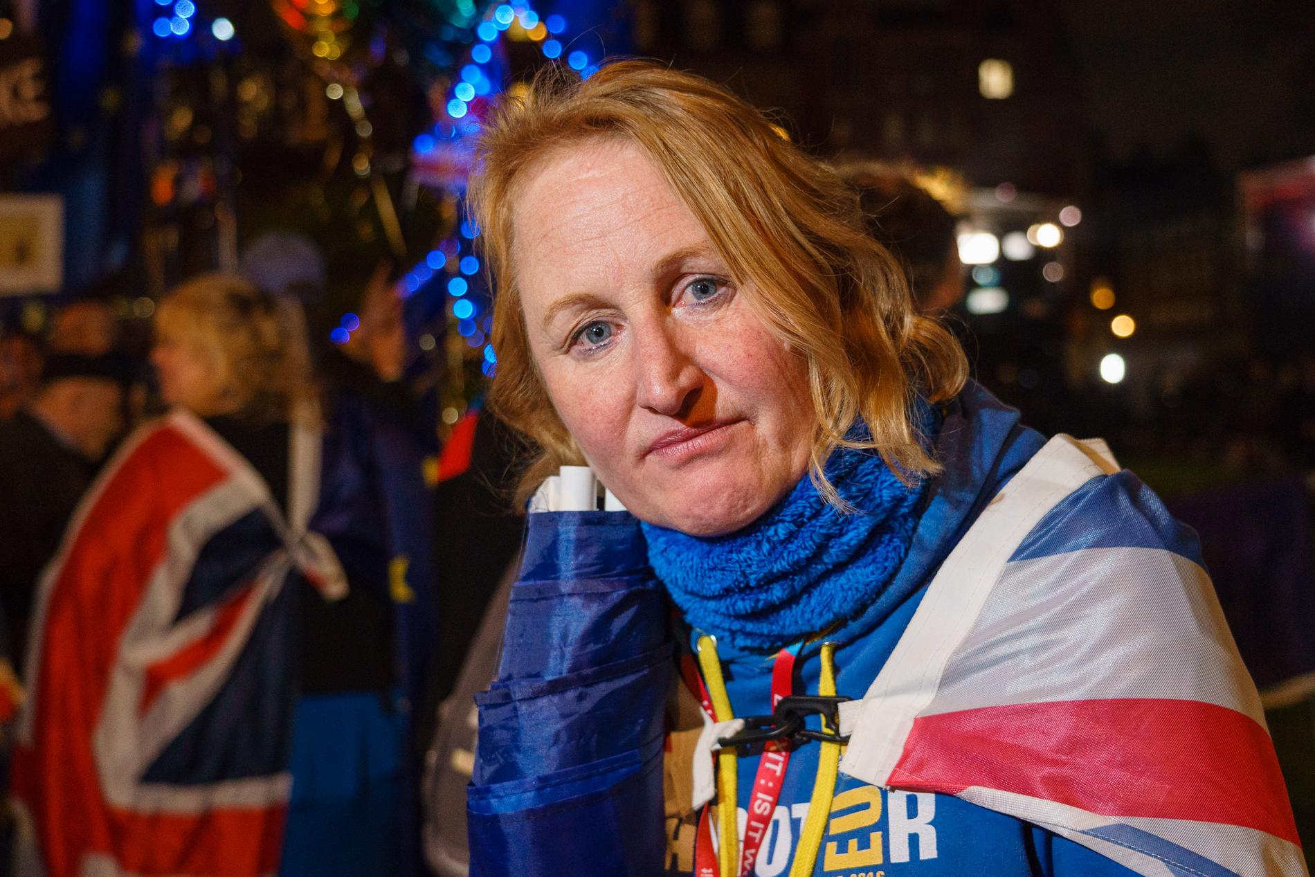 Elsbeth Williams, 51, är motståndare till brexit.