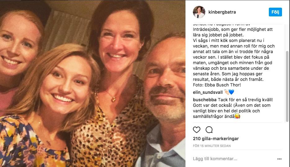 Anna Kinberg Batra bjöd i veckan in alliansledarna till sitt köksbord