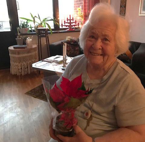 92-åriga Ella Johansson. 