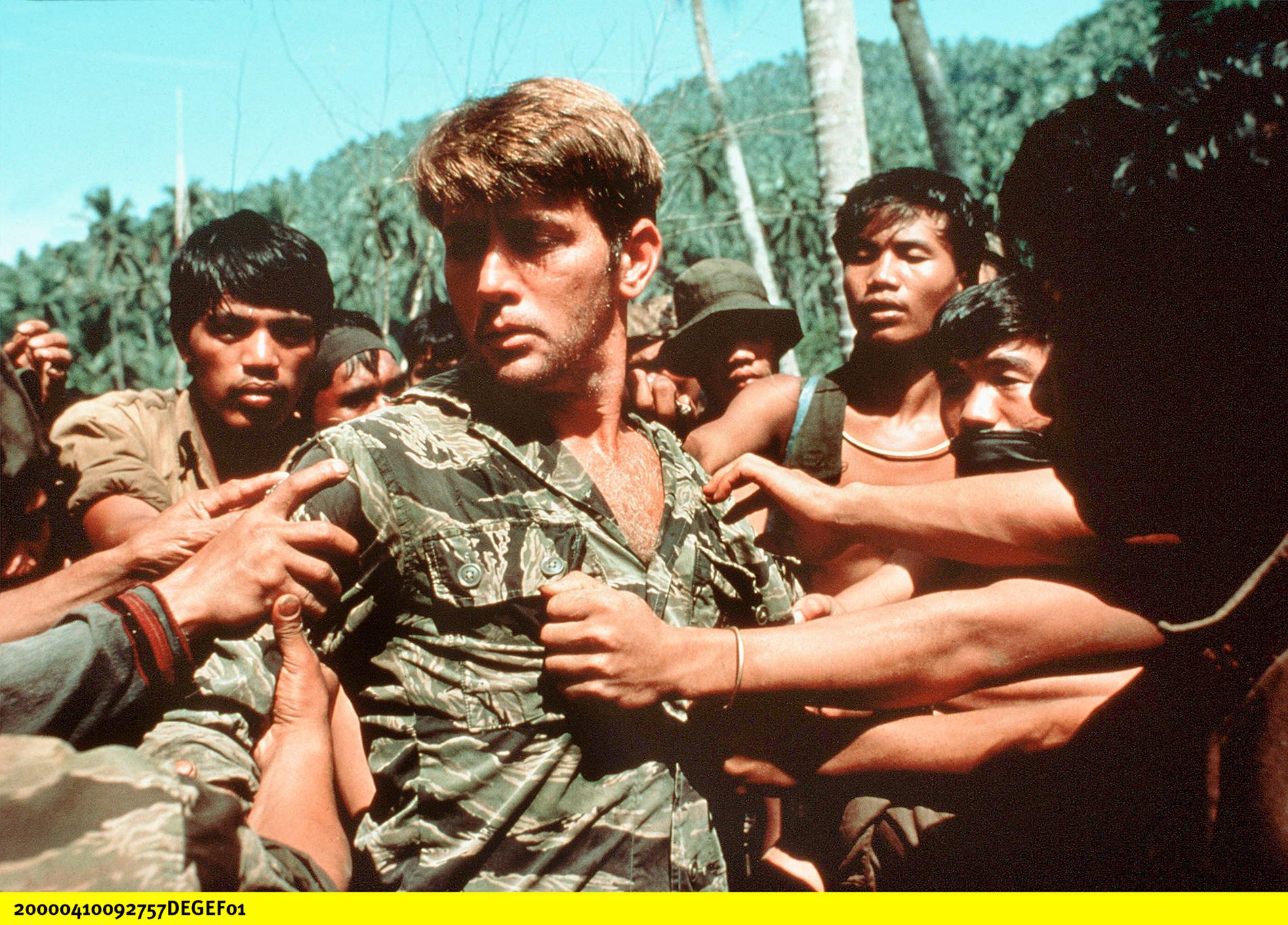 Martin Sheen i filmen Apocalypse now (1979), baserad på Joseph Conrads Mörkrets hjärta.