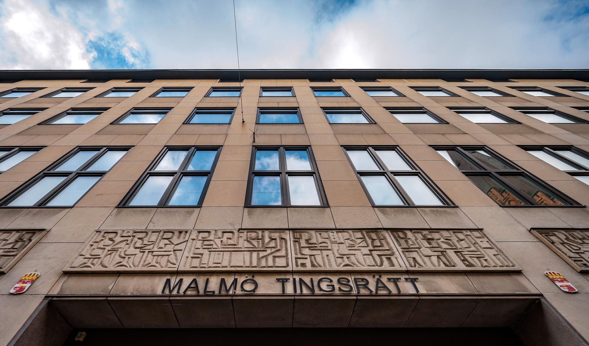 Malmö tingsrätt dömer två män för människorov. Arkivbild.
