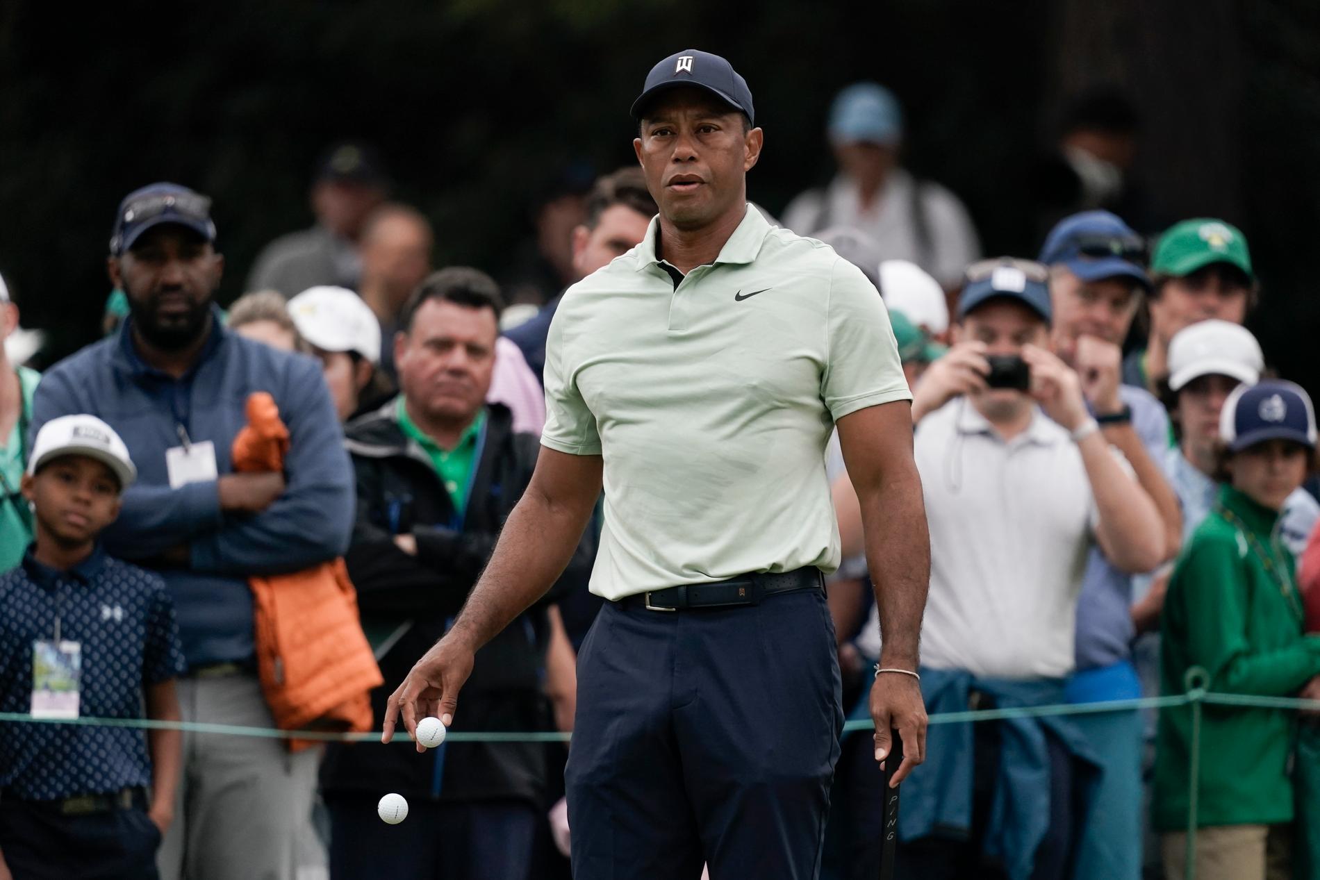 Tiger Woods inleder sitt US Masters 2022 kl 16.34 på torsdagen. 