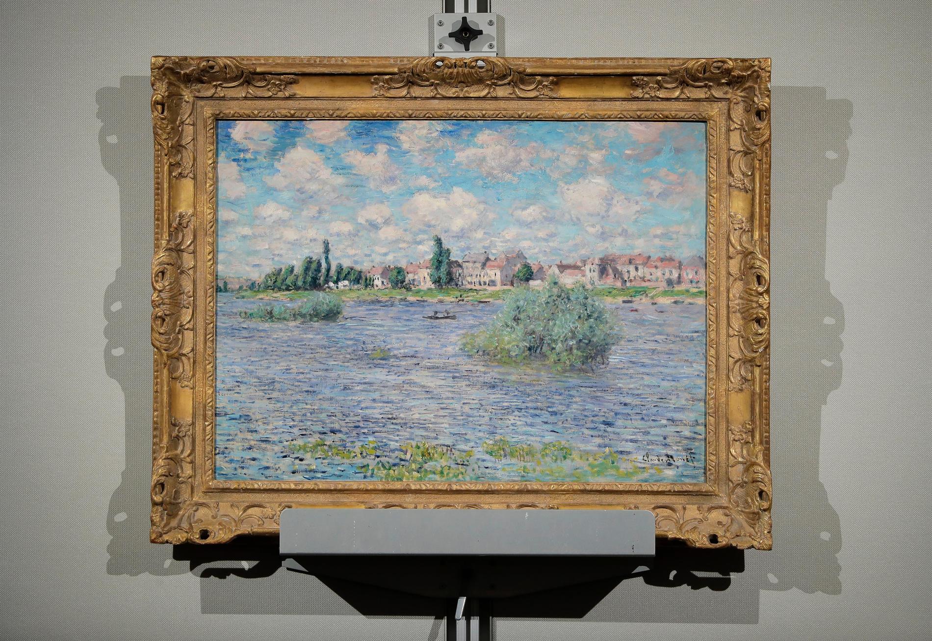 Claude Monets "La Seine a Lavacourt".