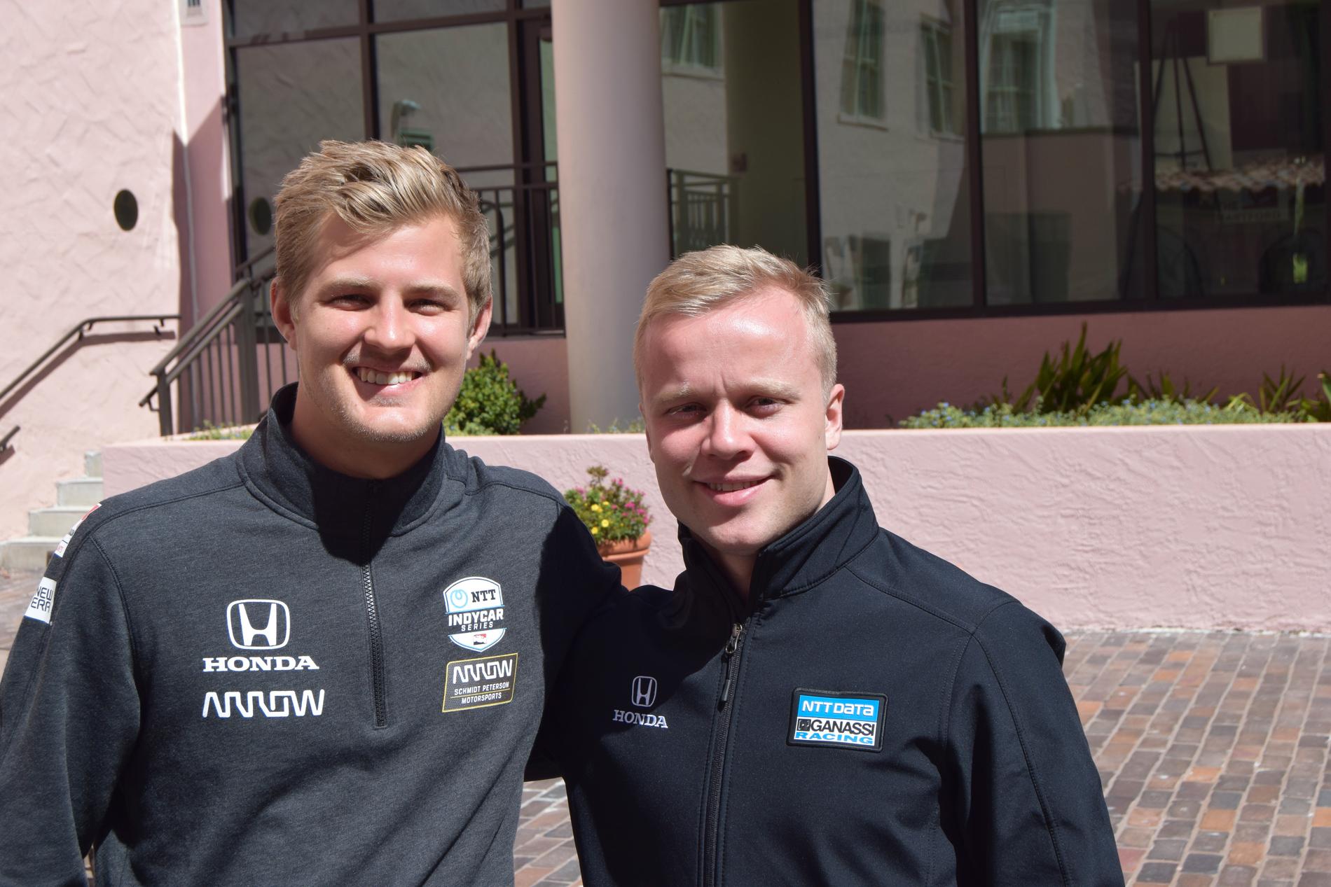 Marcus Ericsson och Felix Rosenqvist.