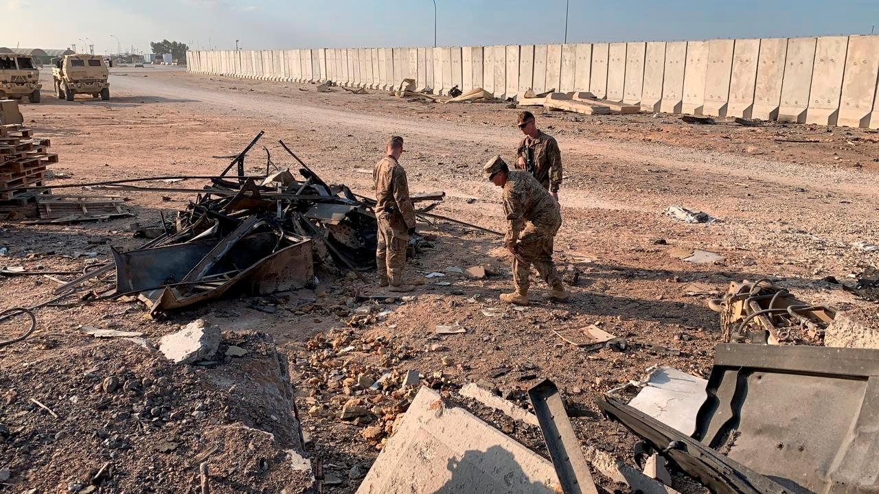110 amerikanska soldater skadades då Iran anföll en militärbas i Irak den 8 januari.