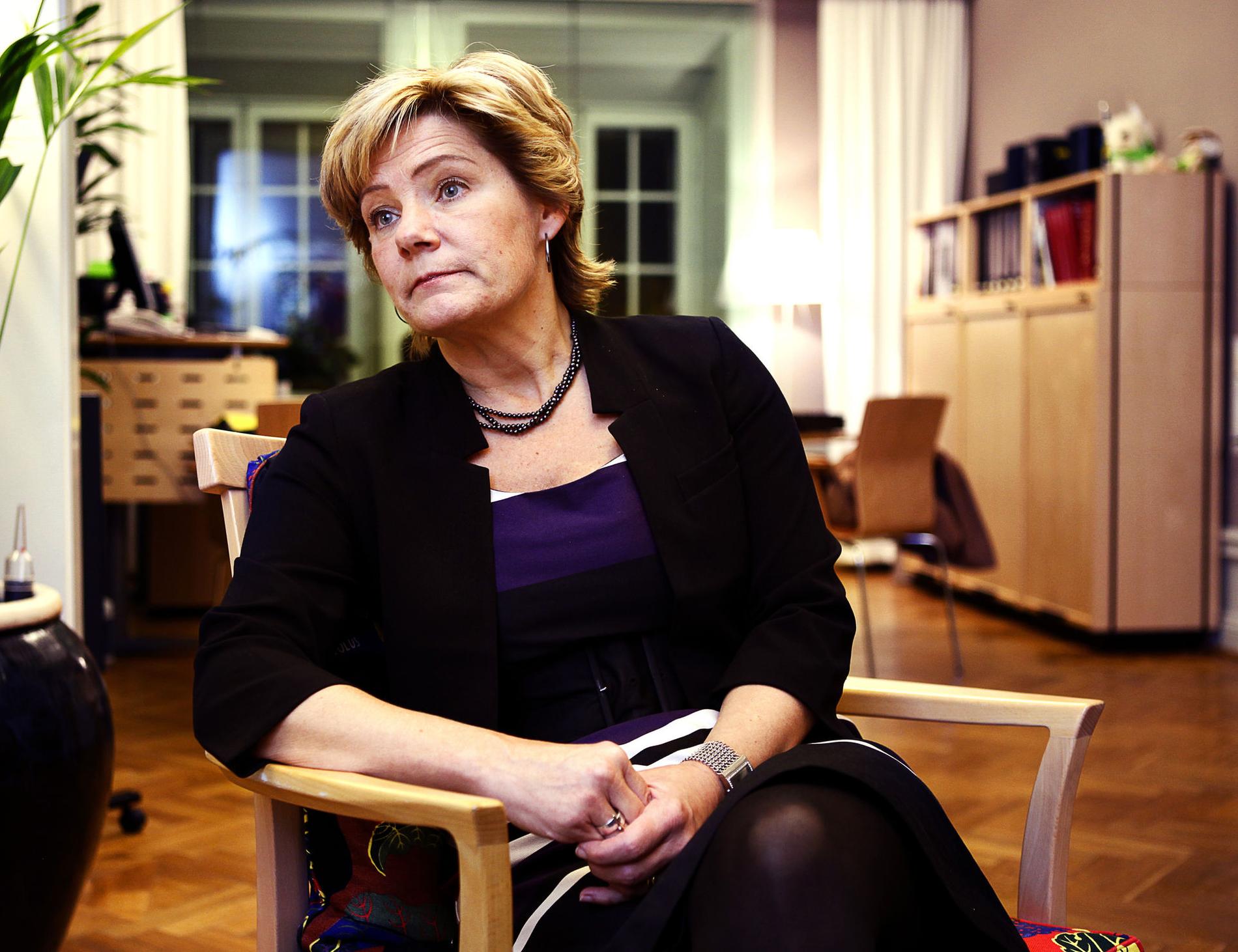 Maria Larsson, (kd) Barn- och Äldreminister.