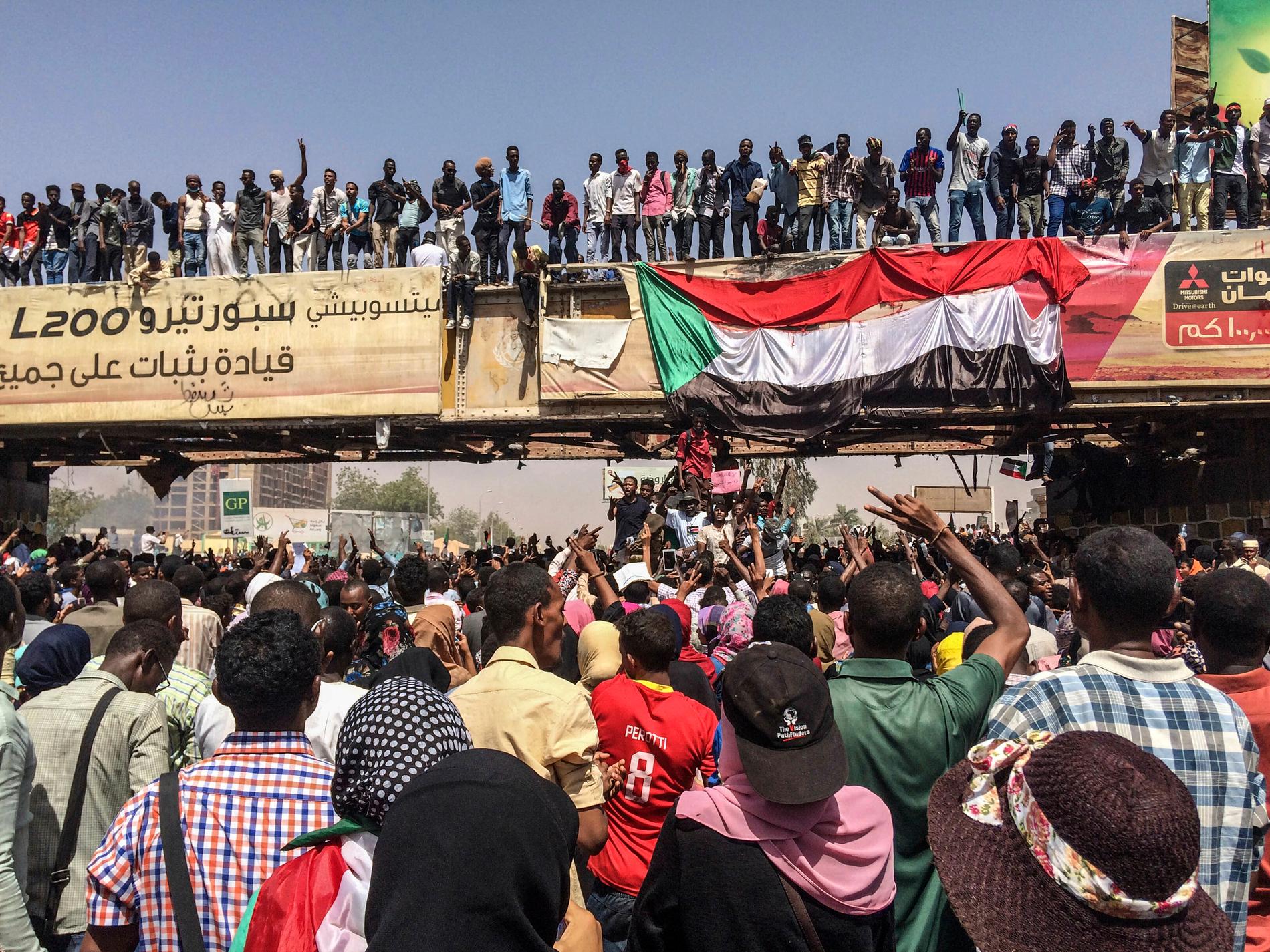 Protesterna i Sudan mot presidenten Omar al-Bashir pågick i månader.