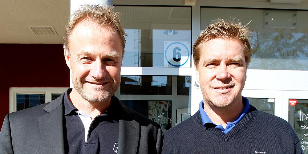 Kjell Kruse och sportchefen Tommy Salo.