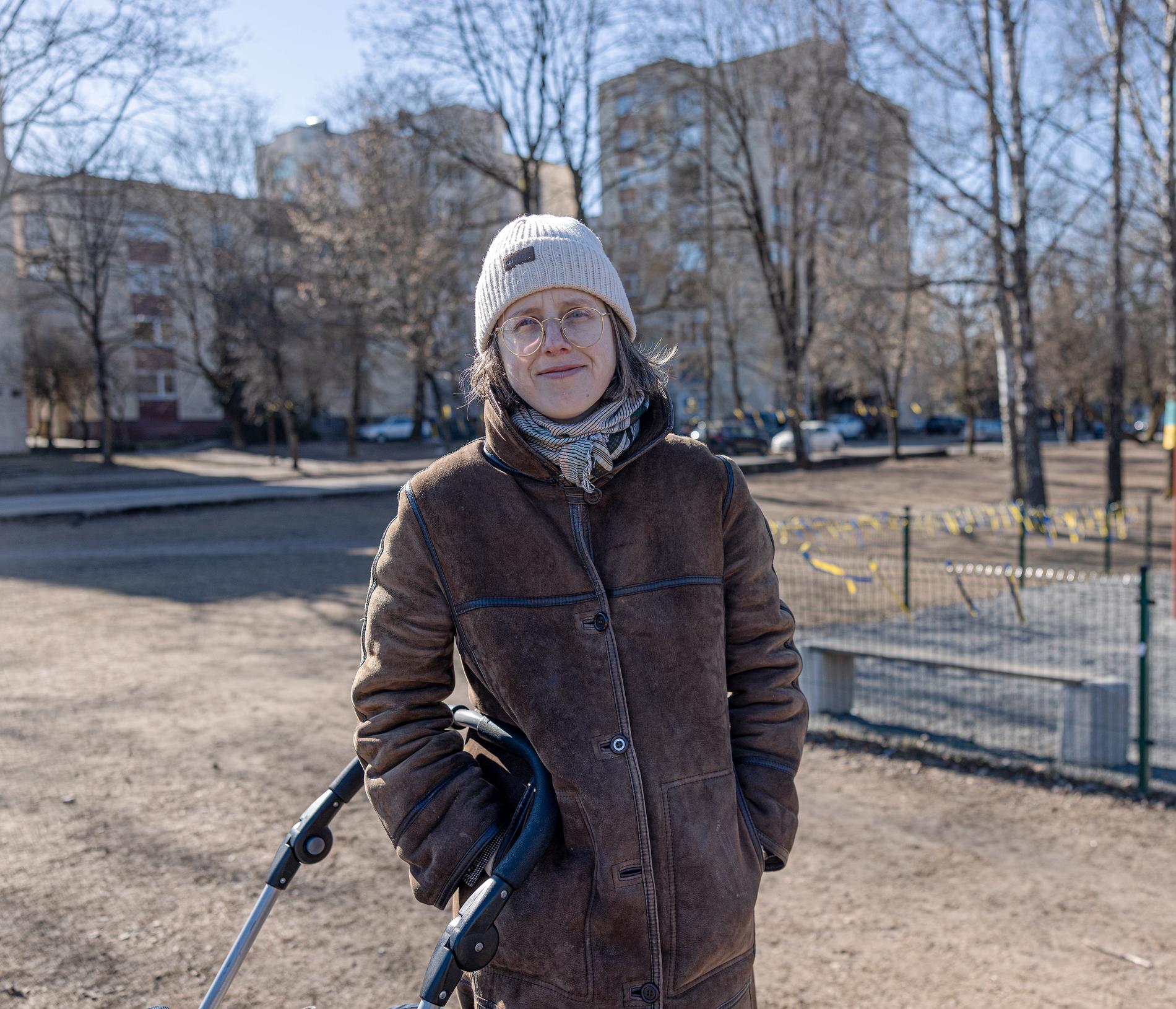 ”Ryssarna har en historia av att attackera oss”, säger Monika Vcikenaviciene.