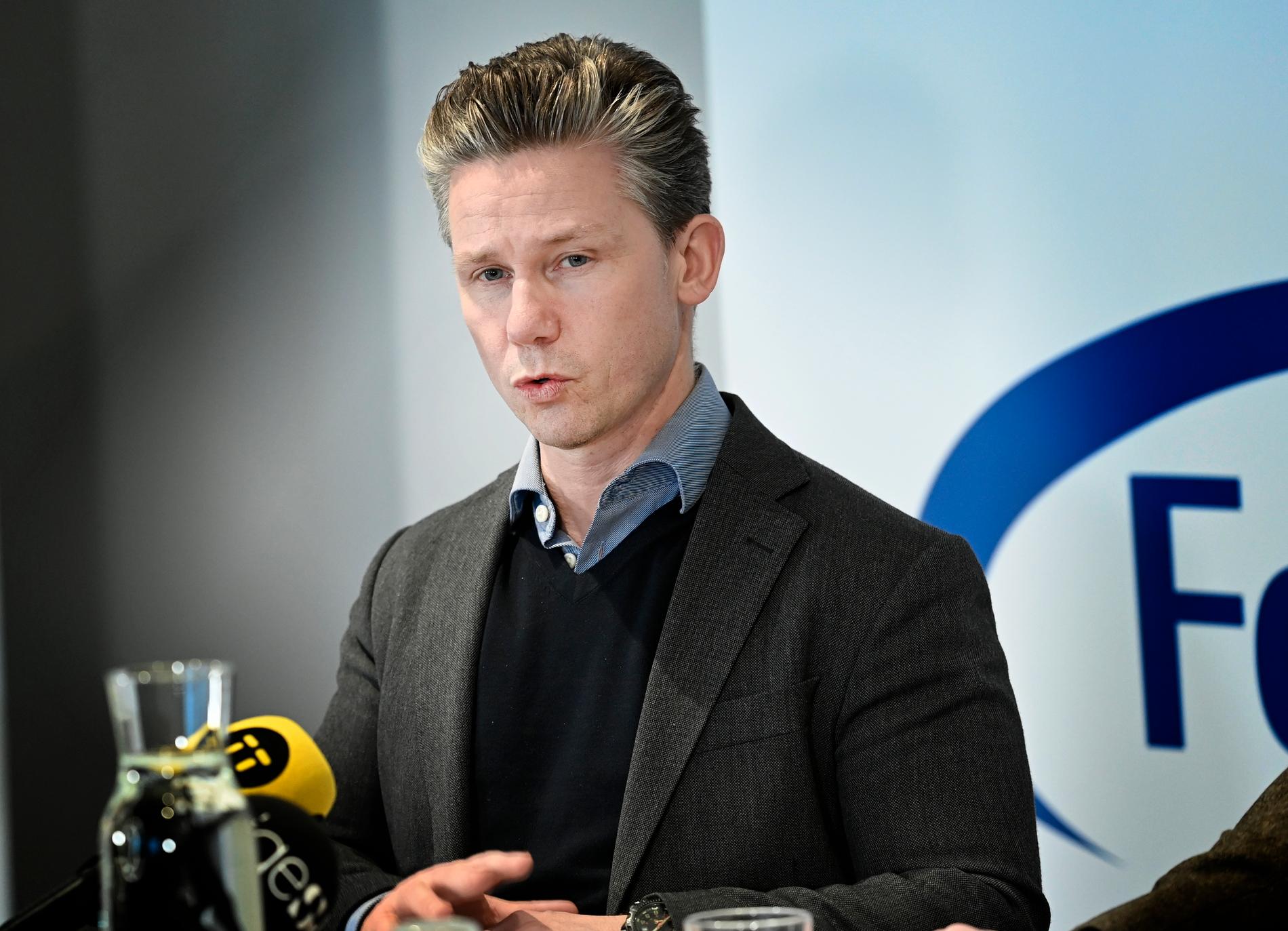 Försvarsminister Pål Jonsson.