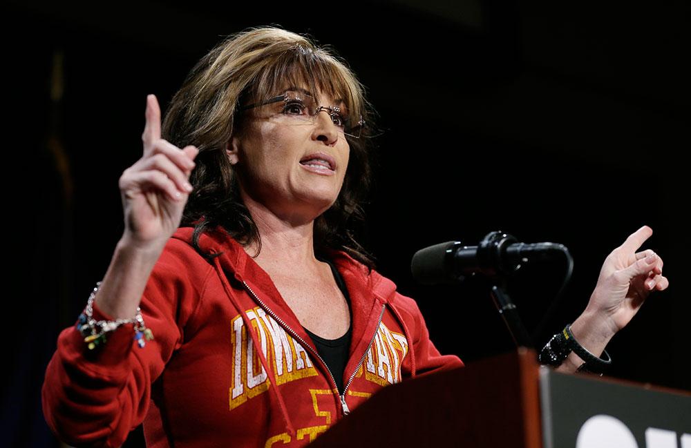 Sarah Palin, 51, ex-guvernör, Alaska.