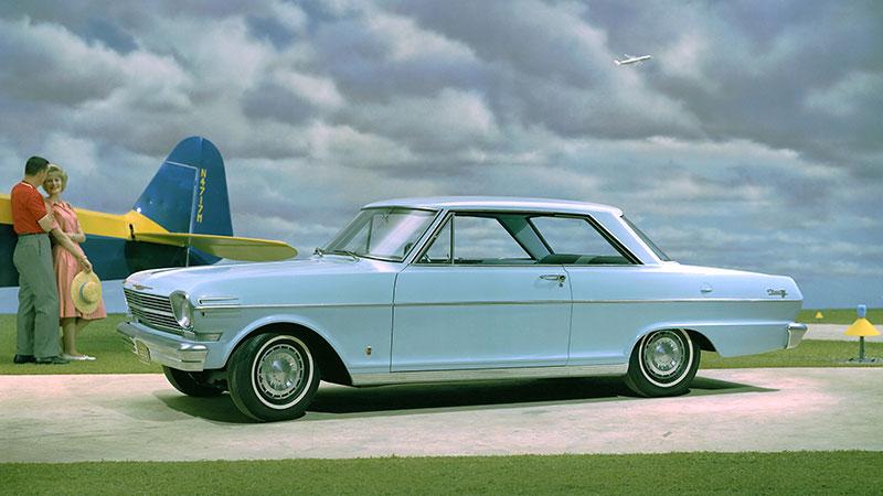 Samma år som Derrell började på sitt nuvarande jobb lanserades Chevrolet Nova, 1962.