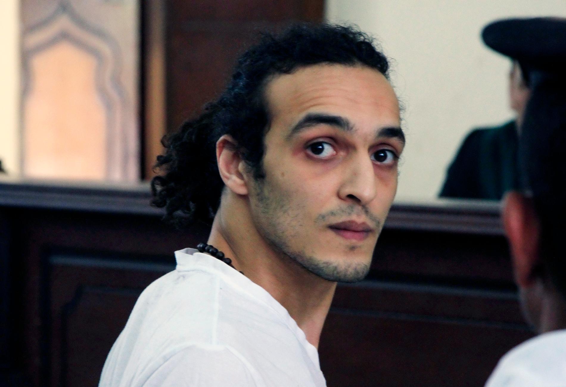 Den egyptiske Mahmoud Abou Zeid – allmänt känd som Shawkan – har släppts ur fängelse. Arkivbild.