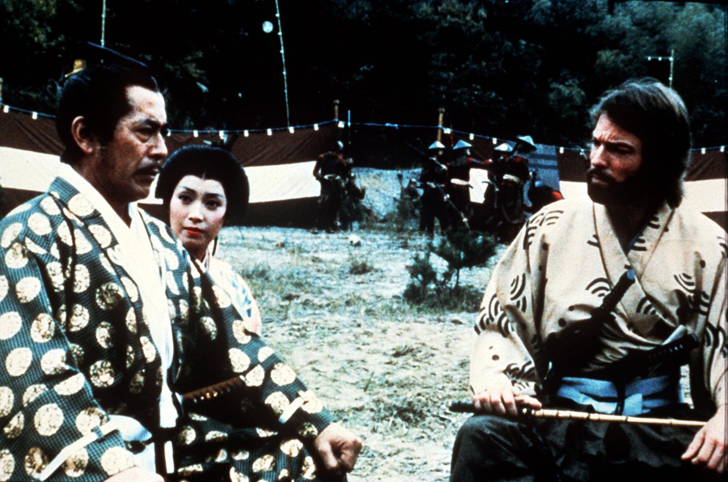 Toshiro Mifune och Richard Chamberlain i ”Shogun”.