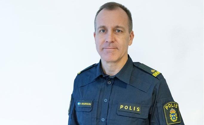 Peter Adlersson, presstalesperson, polisregion Väst.