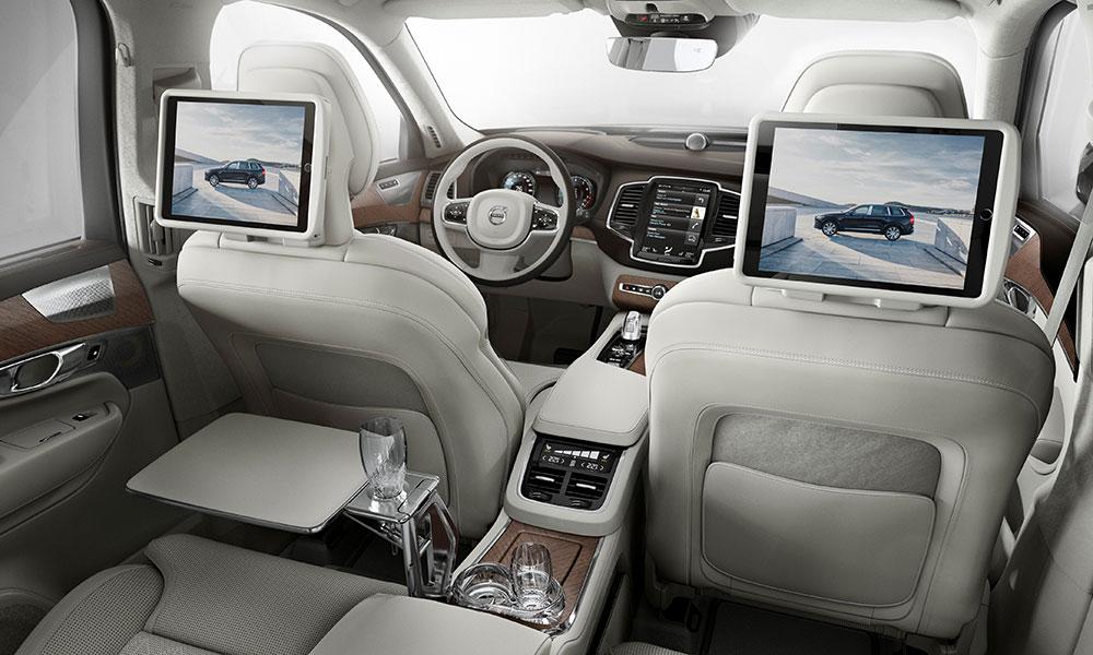 Volvo XC90 För de som vill få en flådigare interiör i sin XC90 går bilen att beställa i speciellt ”Excellance-utförande”