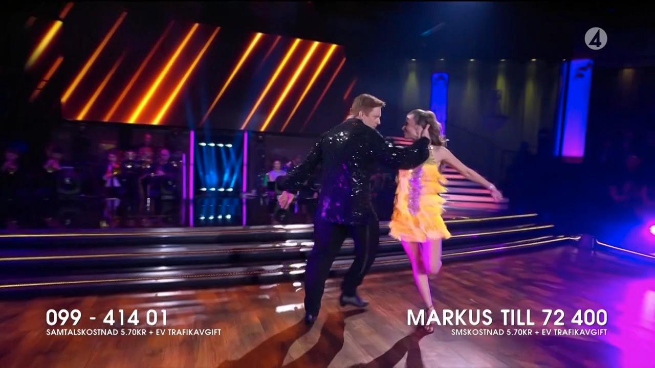 Markus & Cecilia dansar samba.