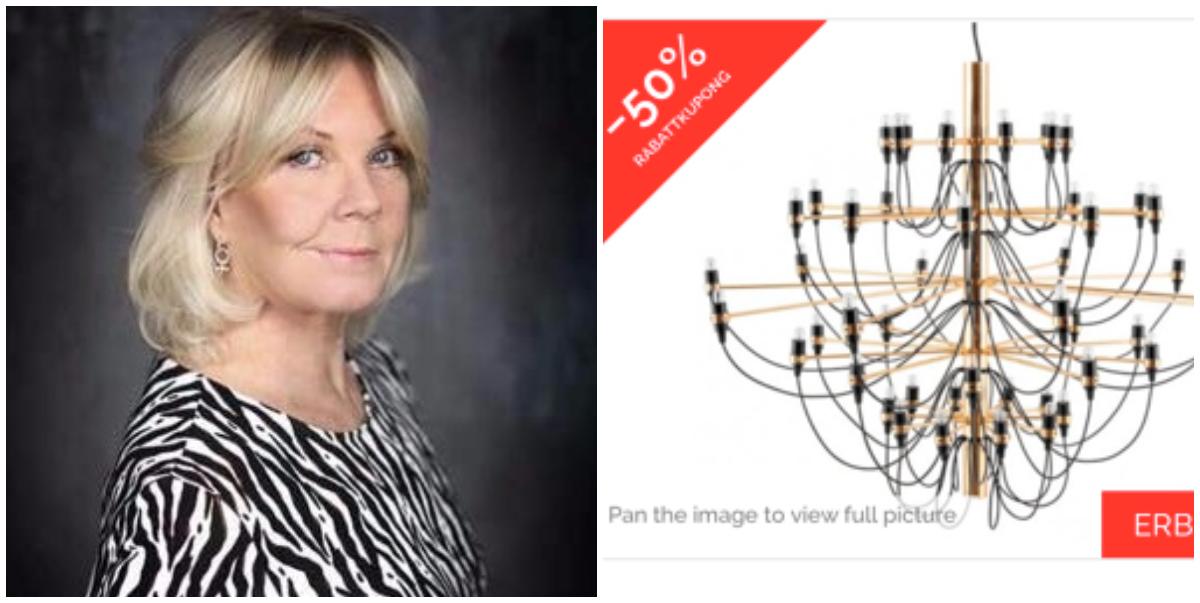  Karin Frisk har fortfarande inte fått sin designlampa som hon köpte på nätet för nio månader sedan.