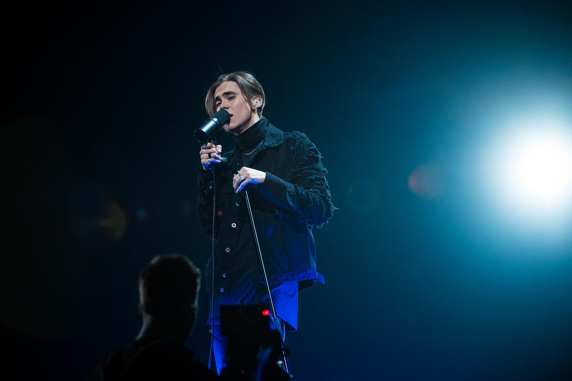 Felix Sandman i Melodifestivalens final