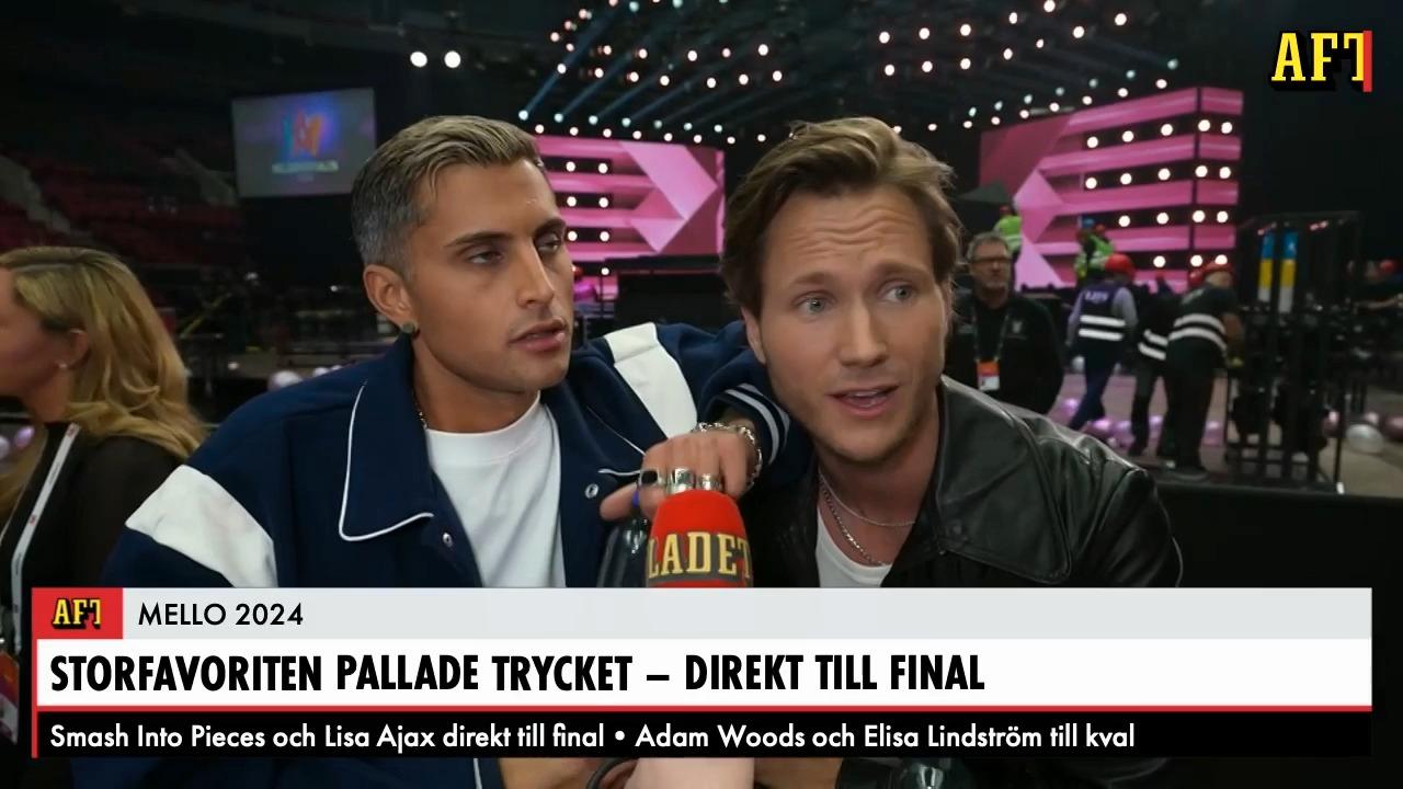 Samir Badran and Viktor Frisk disappointment after the loss in Melodifestivalen