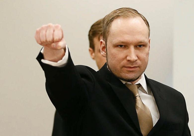 Massmördaren Anders Behring Breivik i rätten. Foto: Scanpix