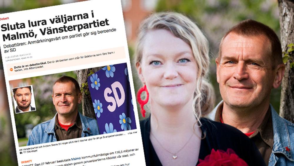 Dina försök till brunsmetning av oss, Roko, är inget annat än beklagligt, skriver Emma-Lina Johansson och Anders Skans från Vänsterpartiet i Malmö.