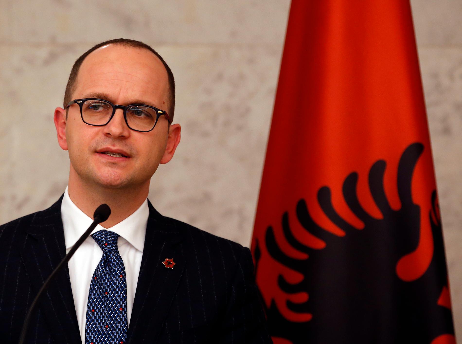 Albaniens utrikesminister Ditmir Bushati.