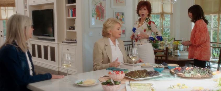 Diane Keaton, Candice Bergen, Jane Fonda och Mary Steenburgen i ”Book club”.
