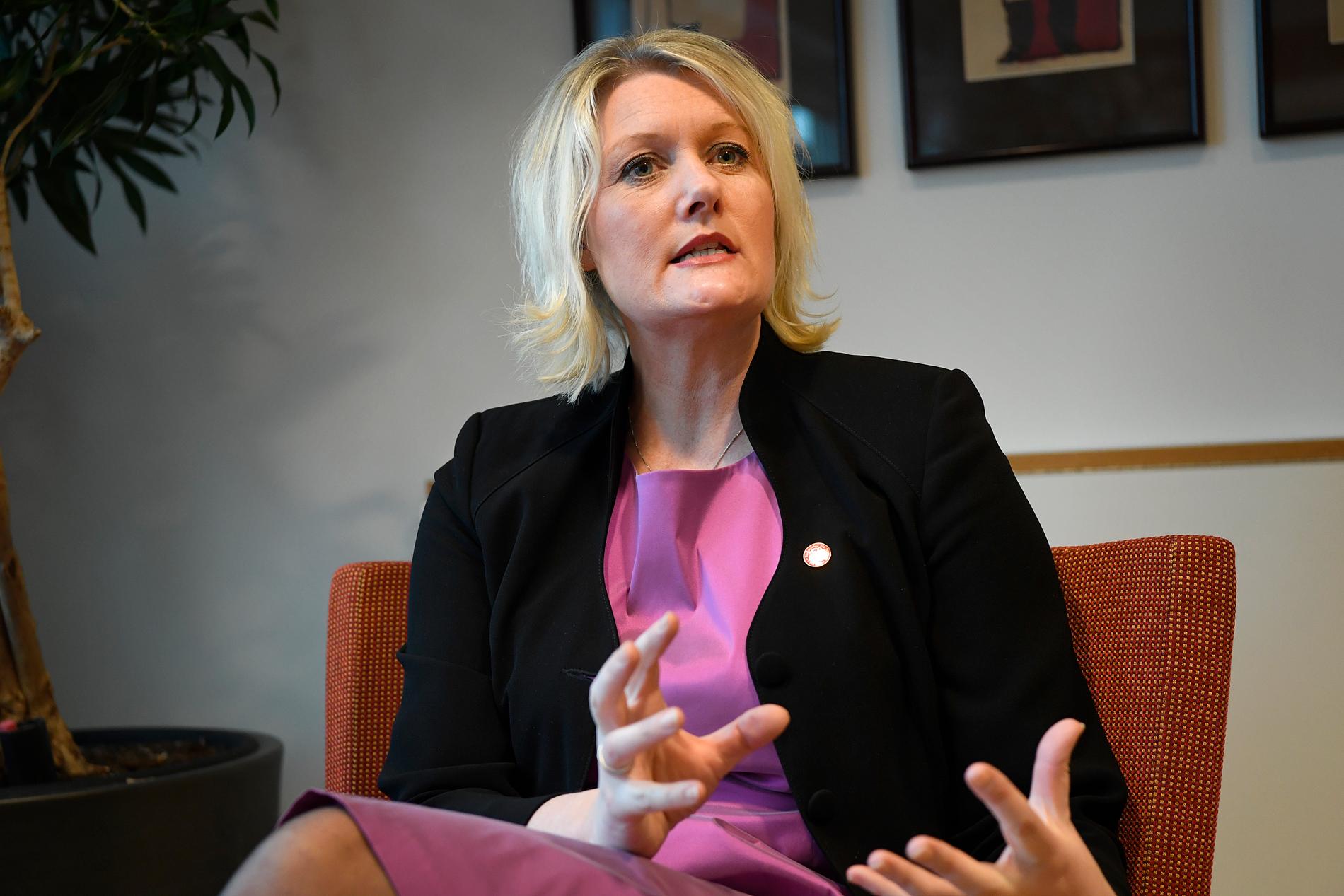 Socialdemokraternas partisekreterare Lena Rådström Baastad. 