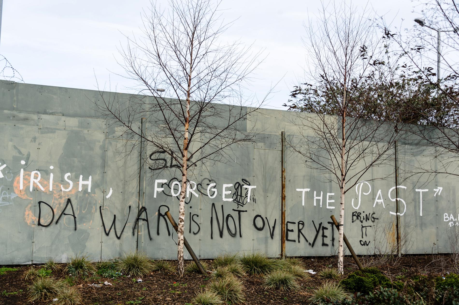 Muren som går genom Belfast