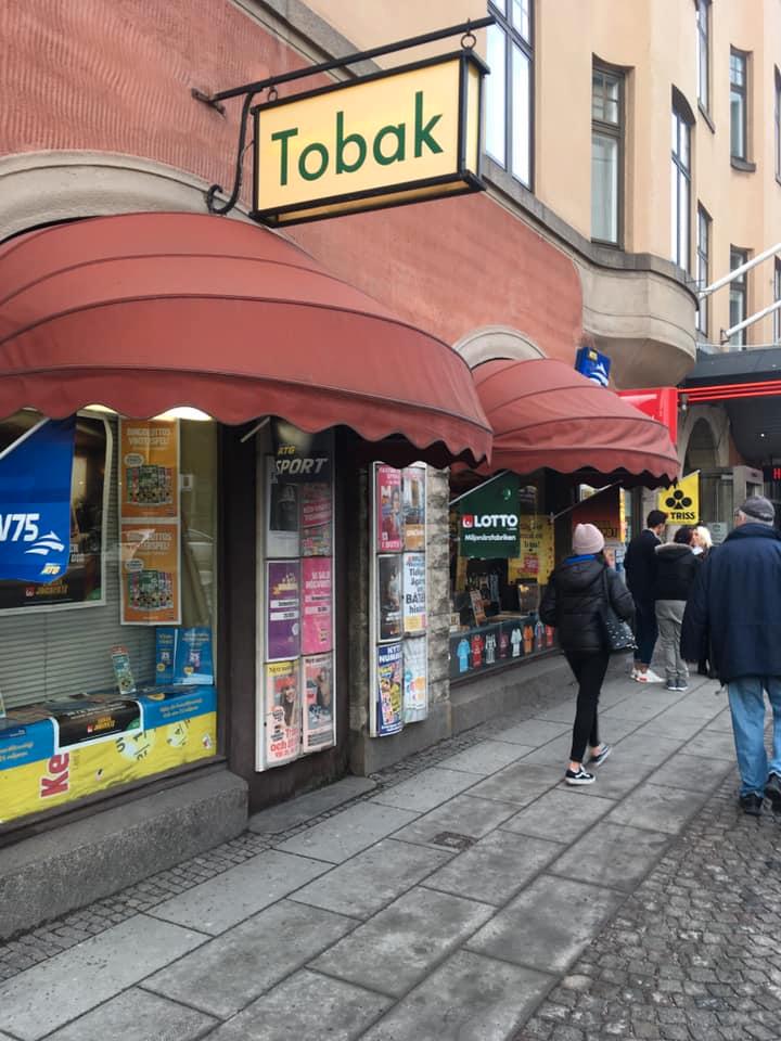 Hanssons Tobak i Karlstad. 