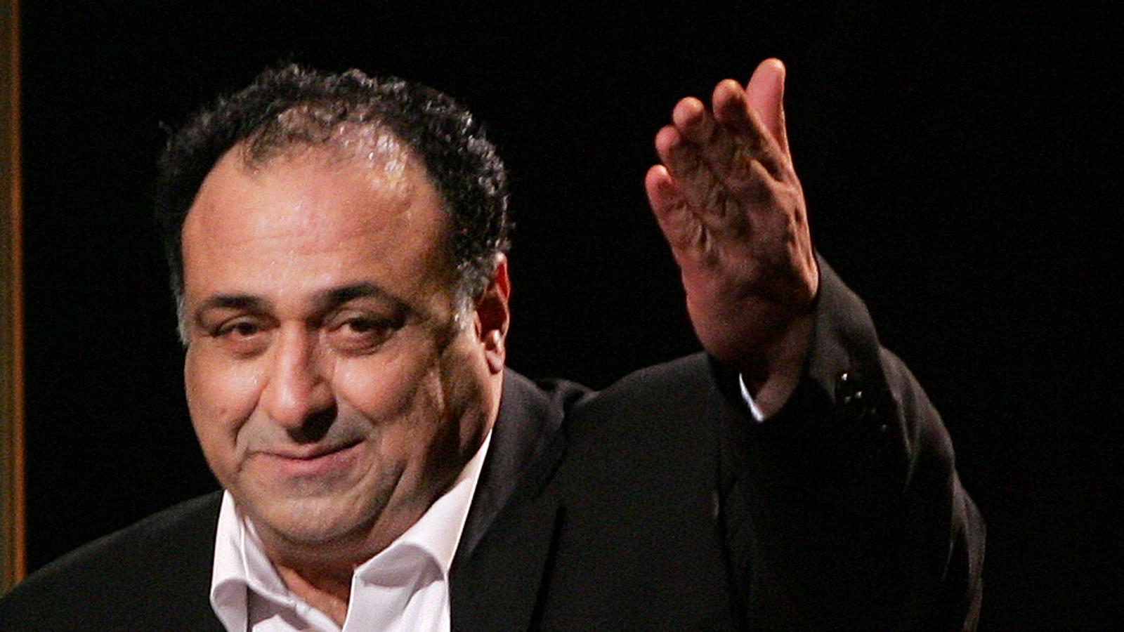 Hassan Brijany på Guldbaggegalan 2008, där han fick motta priset för bästa manliga biroll i filmen ”Ett öga rött”.