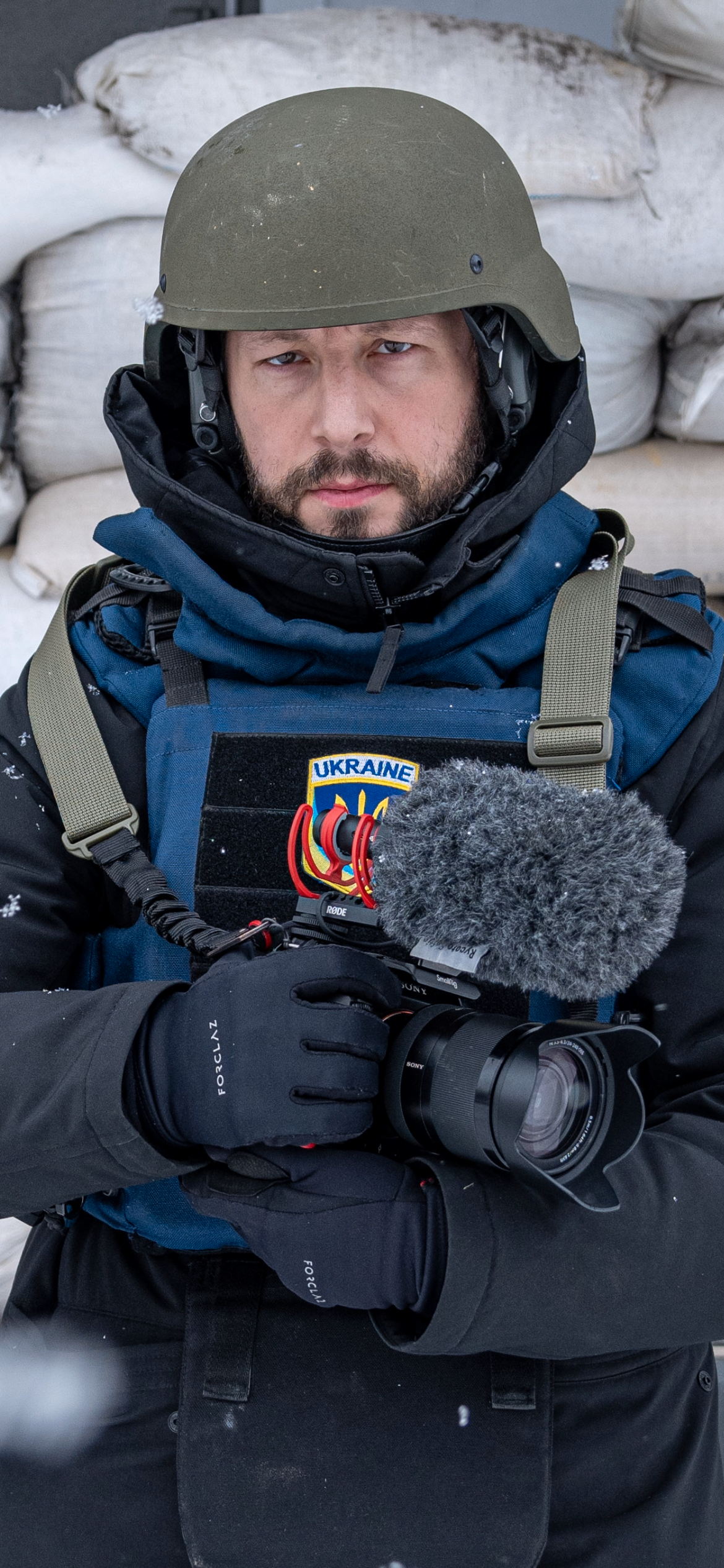 Regissören och AP-journalisten Mstyslav Chernov.