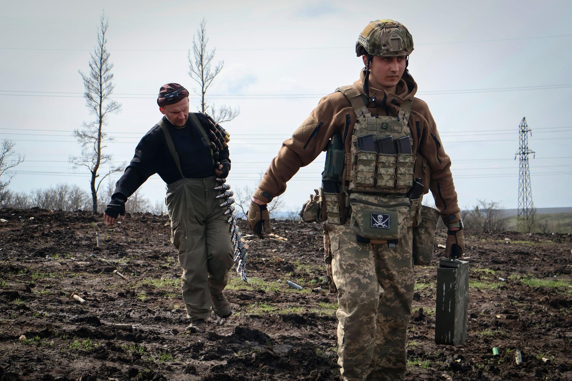 Ukrainska soldater. 