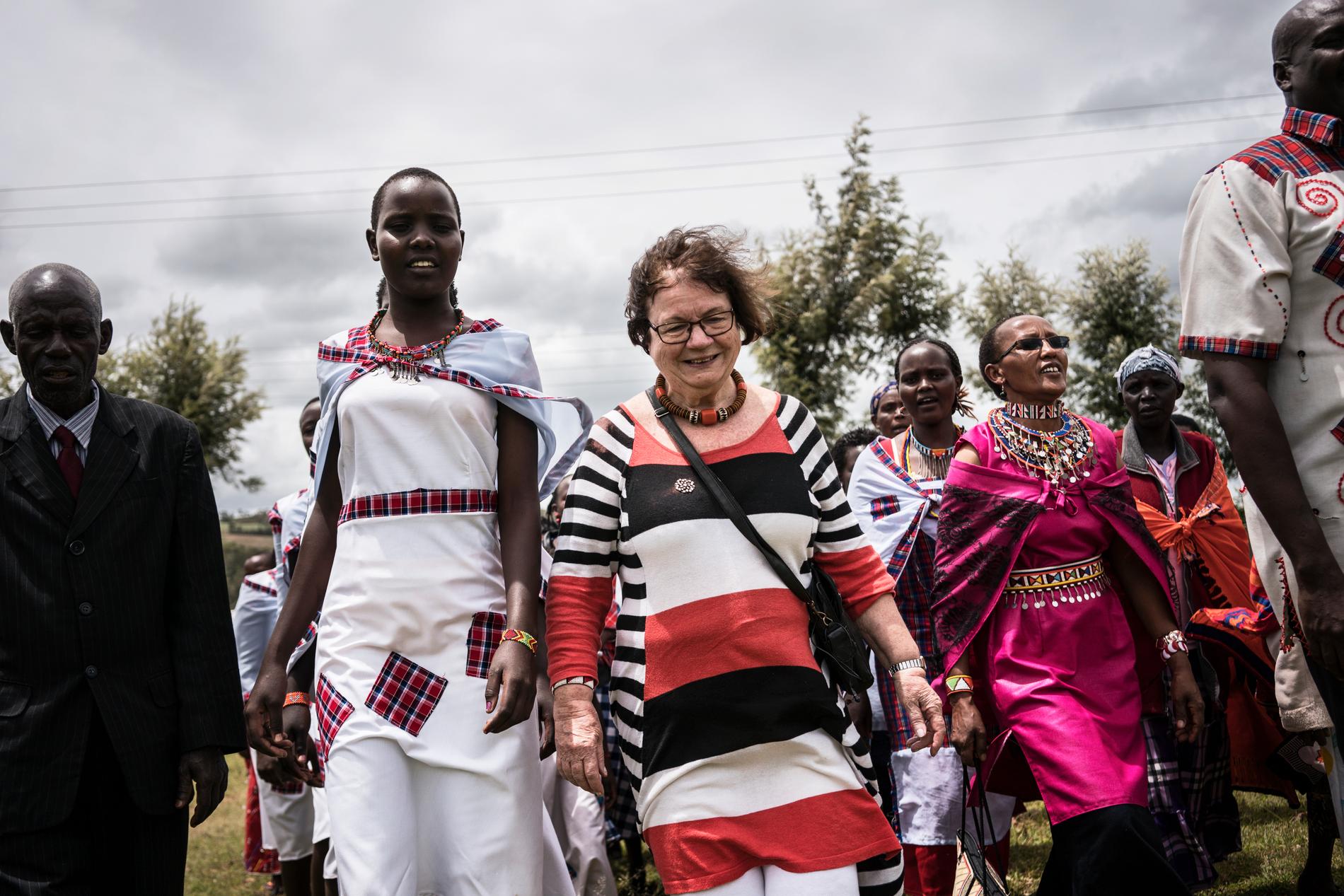 Gunilla Ek var nyligen i Kenya för att fortsätta sin kamp mot könsstympning.