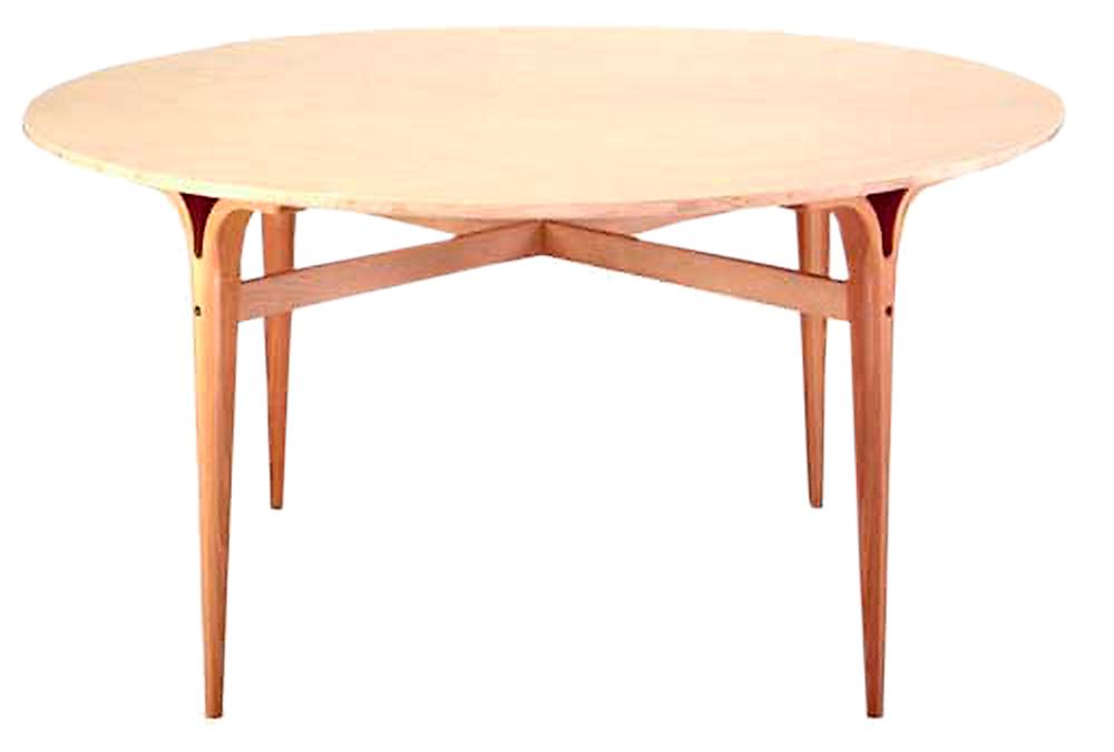 Bruno Mathsson-bord med kluvna ben: 31 486 kr.