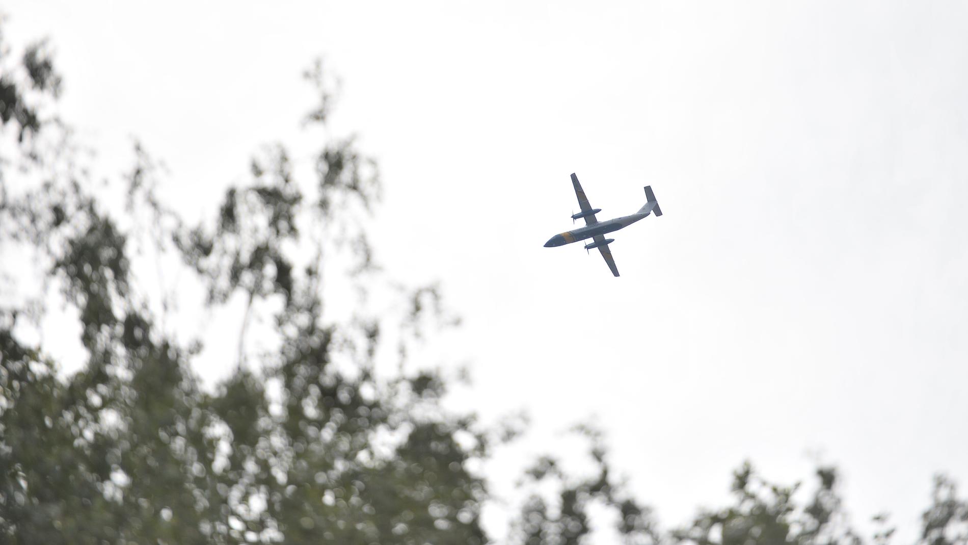 Kustbevakningens flygplan flög över Jämjö i sökandet efter en femårig pojke.