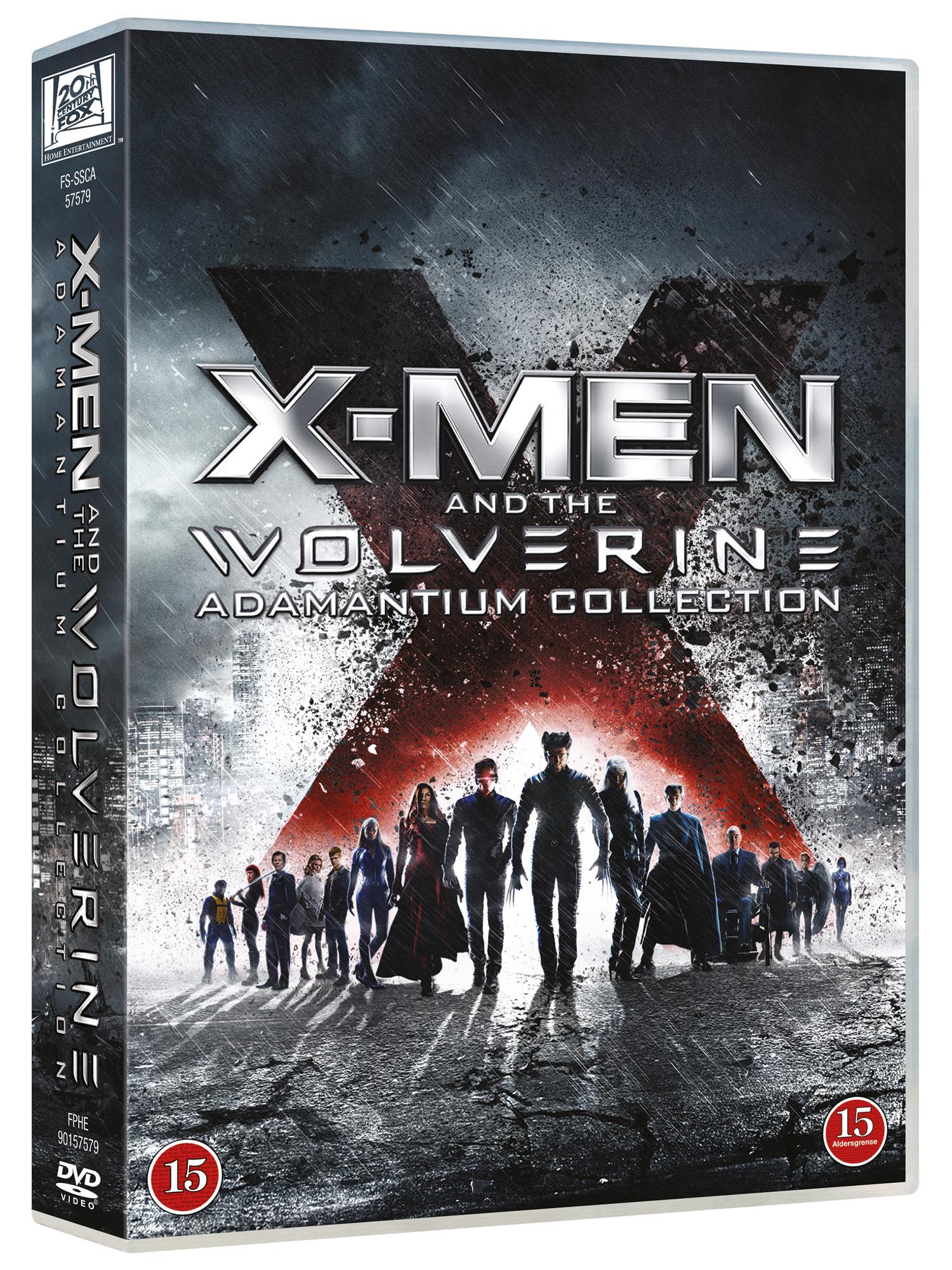 X-Men and The Wolverine Adamantium Collection, tillgängliga på Blu-ray och DVD