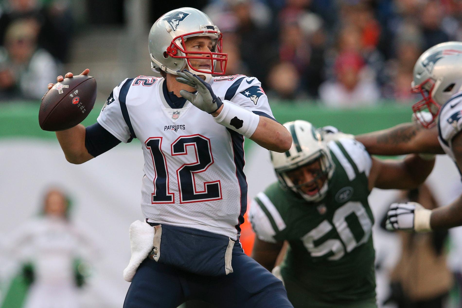 New England Patriots och Tom Brady är i Super Bowl.