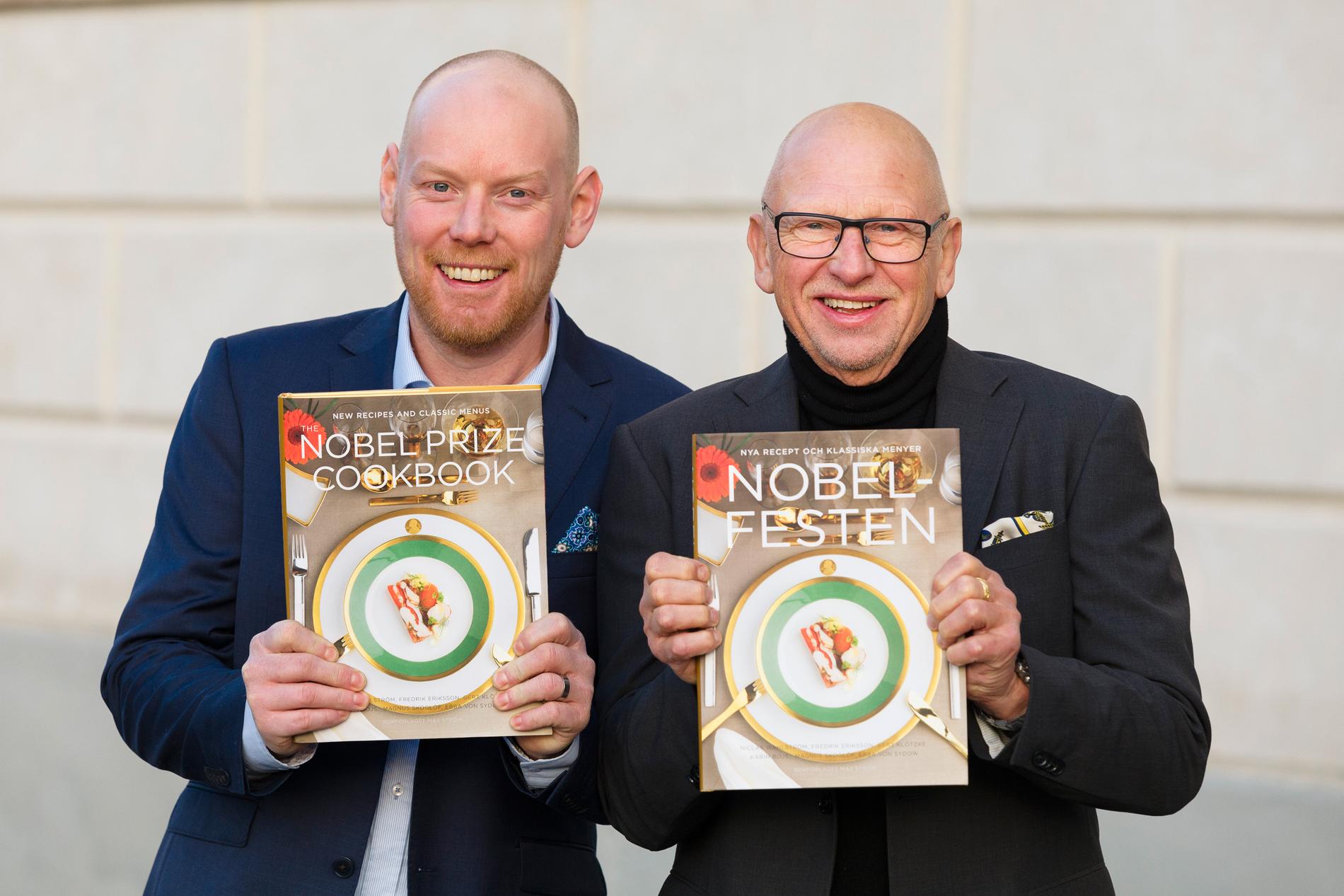 Fredrik Eriksson och Gert Klötzke med "Nobelfesten". Pressbild.
