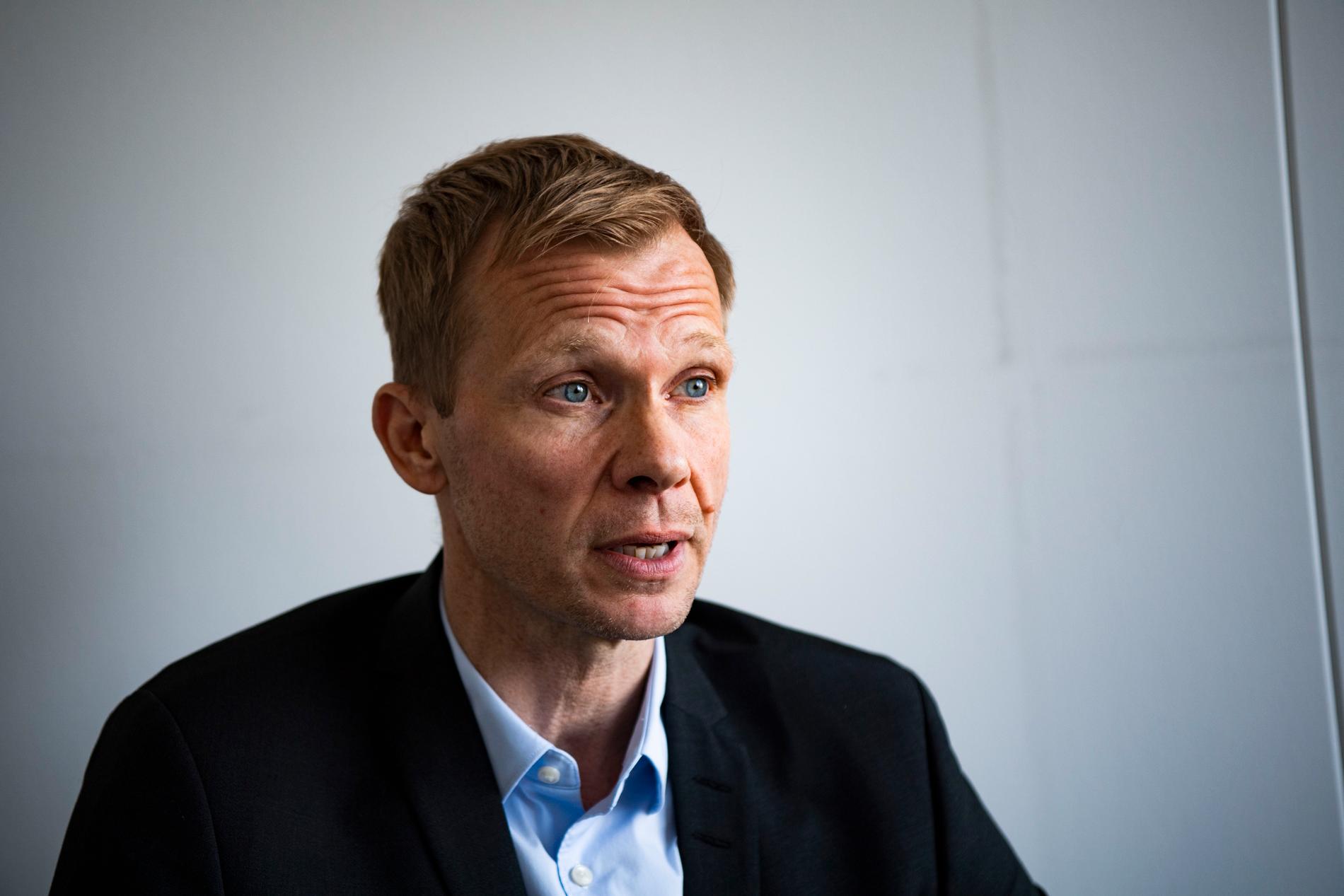Christer Janson, presschef på Folkhälsomyndigheten.
