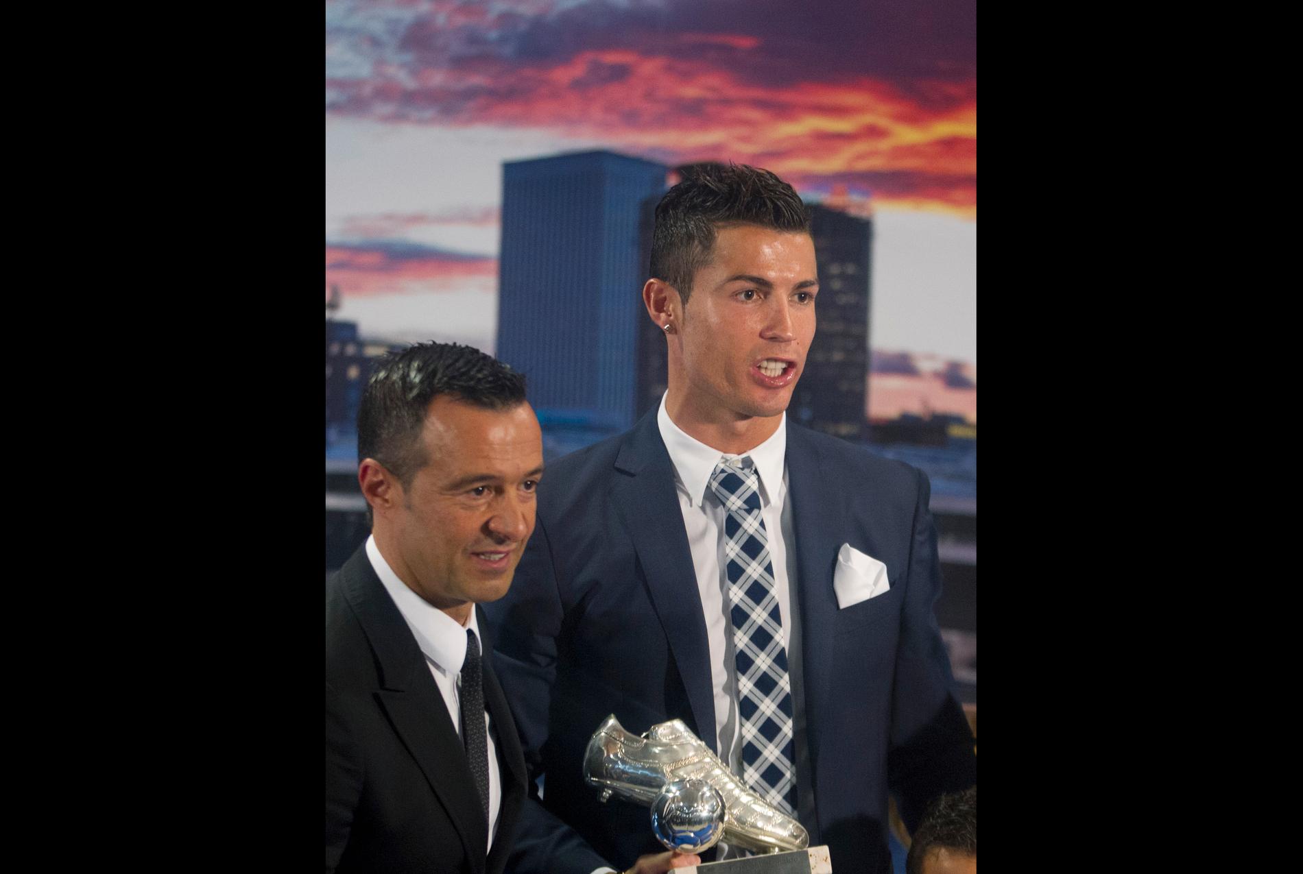Jorge Mendes och Cristiano Ronaldo. 