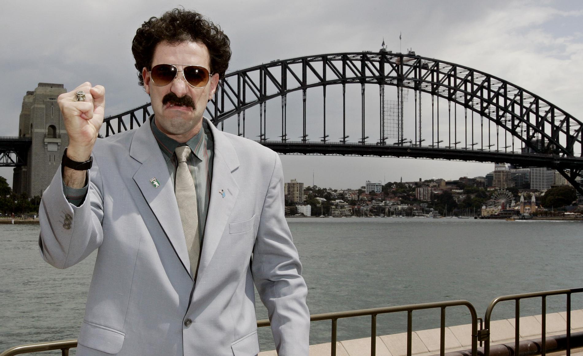 Sacha Baron Cohen som Borat.